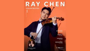 เตรียมพบกับคอนเสิร์ตทัวร์ของ “Ray Chen” นักไวโอลินผู้สะกดคนฟังด้วยเสียงดนตรีมาแล้วทั่วโลกกับ “Ray Chen Violin Recital 2026”